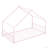 Metal House Bed-1089639004-1089639002