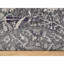 Tapis oriental brun en laine et en soie noué à la main 8 pi x 8 pi 118DB95334FC43A8BA2DFEE778C66CE8