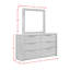  Ensemble de commode et miroir Ardmore Bend en noir