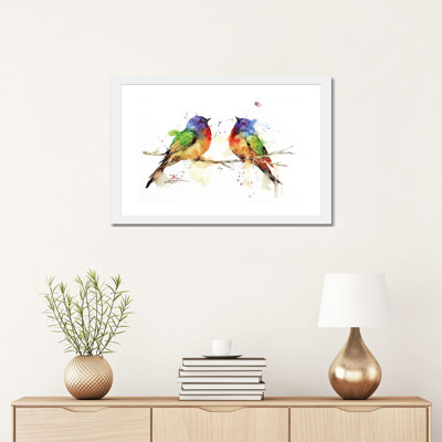 « Bunting pair » par Dean Crouser, reproduction d’art
