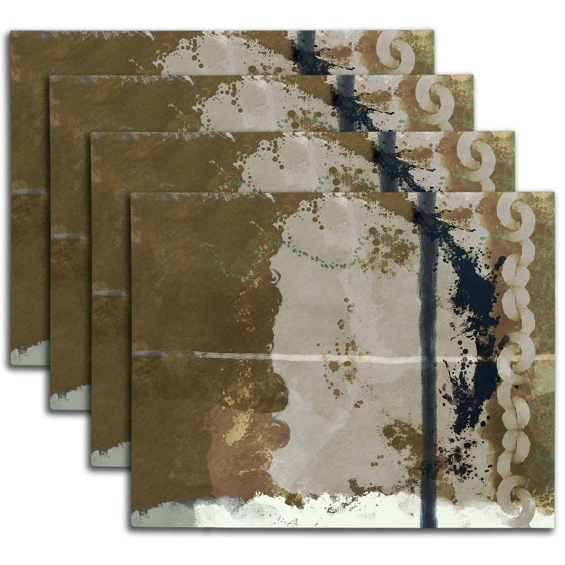 Napperon abstrait en polyester