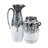 Goodlett Vase - Black and White Glazed