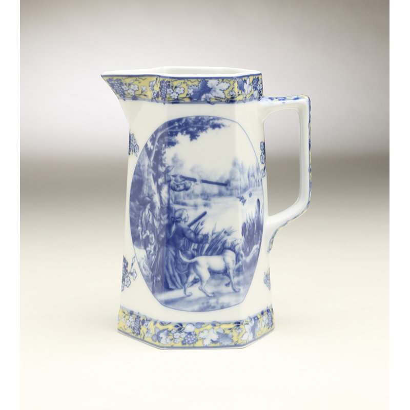 Pichet 32 oz en porcelaine décorative Kujawski