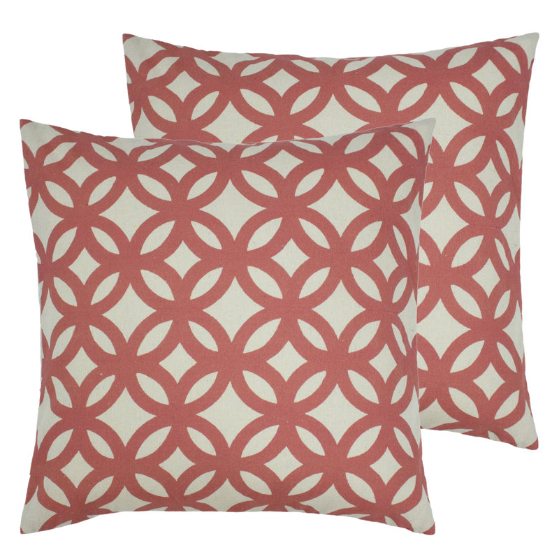 Geometric Square Cushion