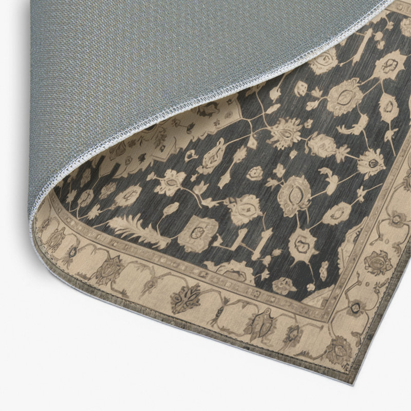 Tapis d'intérieur et d'extérieur surteint beige
