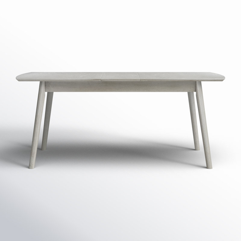 Fairfield Extendable Solid Wood Base Dining Table, Gray
