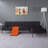 89.4” Convertible Sectional Sofa Bed