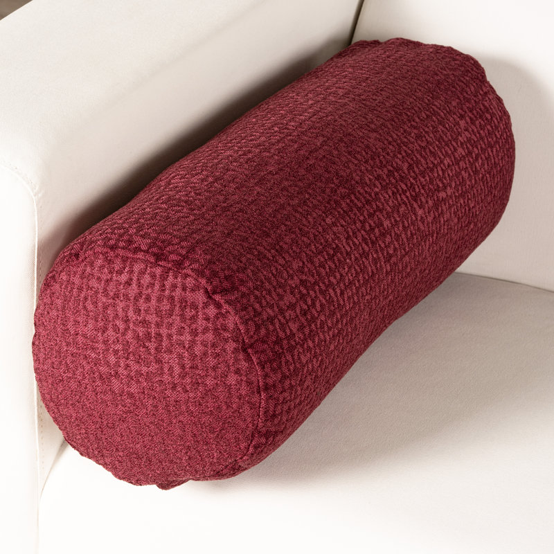 Coussin Panza, Traversin H 8 po x l 39 po, Rouge
