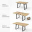  Table de salle à manger extensible avec chaises rembourrées Kincannon-126089602-126089599-126089598