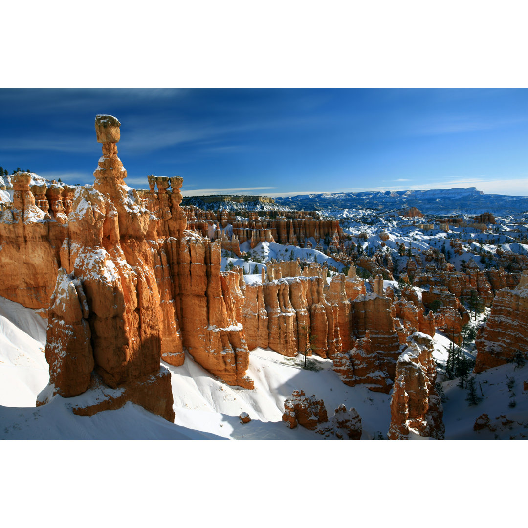 Bryce Canyon In Winter von ImagineGolf - Kunstdrucke auf Leinwand