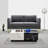 60.63" Wide Modern Corduroy Loveseat – Mid-Century Compact Sofa​-145015289