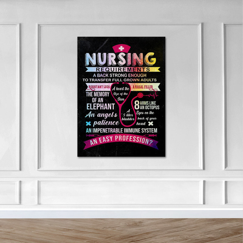 «A Nurse Hat» par Flowers - Impression sur toile tendue, H 20 po x l 16 po x P 2 po
