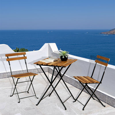 Ensemble bistro long avec coussins 21,7 po Lindol