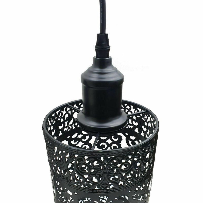 Brierley 1 - Light Cylinder Pendant, Black