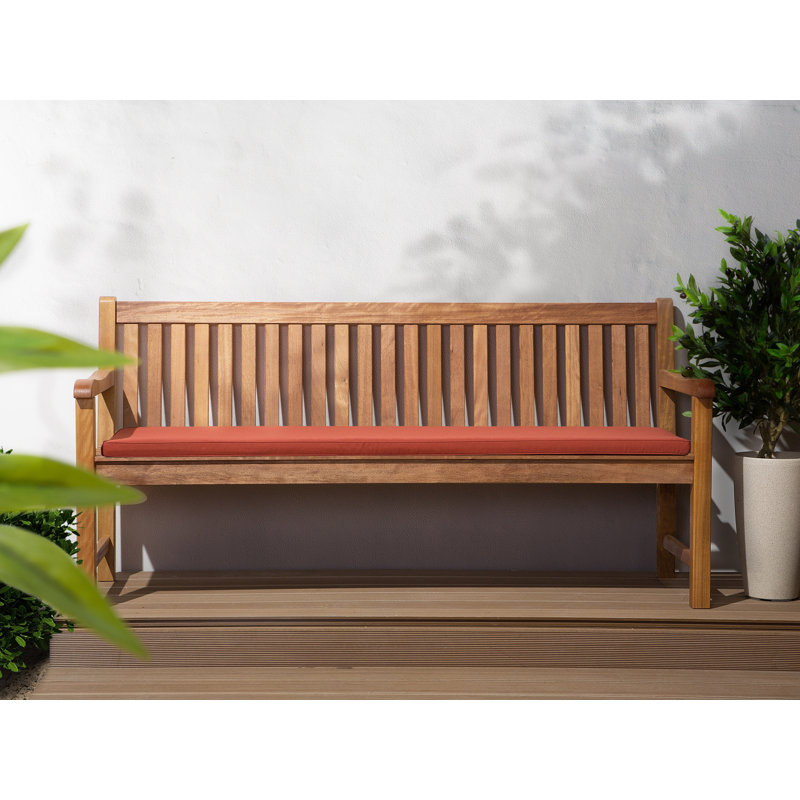 Stuttgart Solid Wood Outdoor Bench, Red