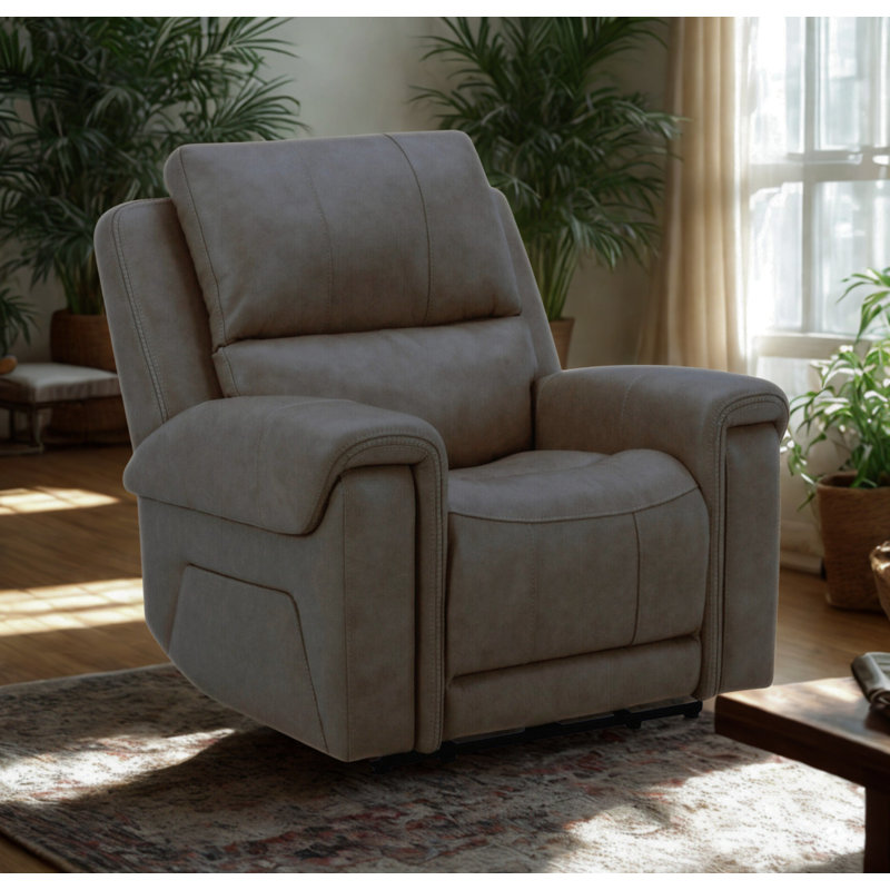 Brook Triple Power Glider Rocker Recliner, Grey