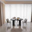 Ensemble de table de salle à manger rectangulaire moderne 55,11 "avec 4 chaises pour la cuisine, le bar et le salon Pearlena-1119244471-1119244470