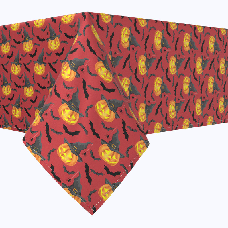 Hackensack Geometric Halloween Tablecloth, 54" L x 54" W
