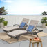 Ensemble de chaises longues inclinables 79,25 po Blaise
