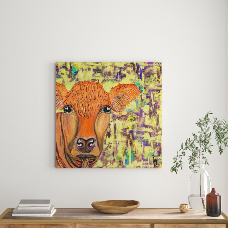 France Gilbert - Wrapped Canvas Painting, 81cm H x 81cm W