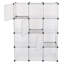 Organize Any Room with This 12-Cube Storage Shelf, a Clean White Particle Board Bookcase for Home or Office
