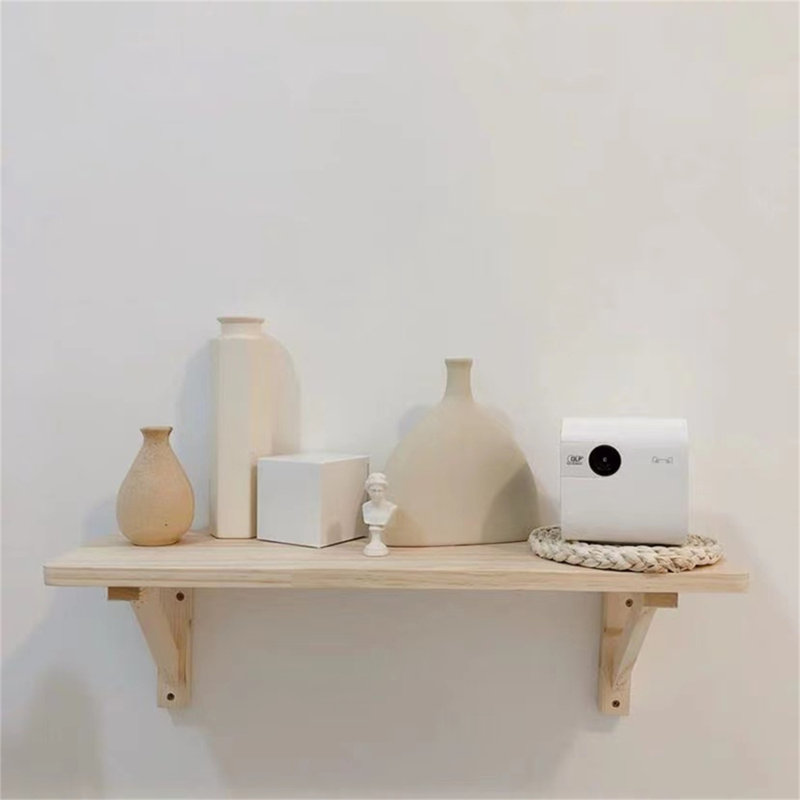 Solid Wood Floating Wall Shelf, 11" H x 31.49" W x 11.81" D