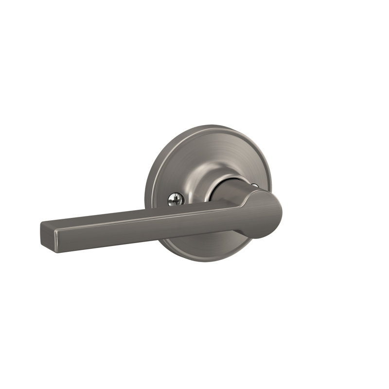 Solstice Lever Non-Turning Lock, Satin Nickel