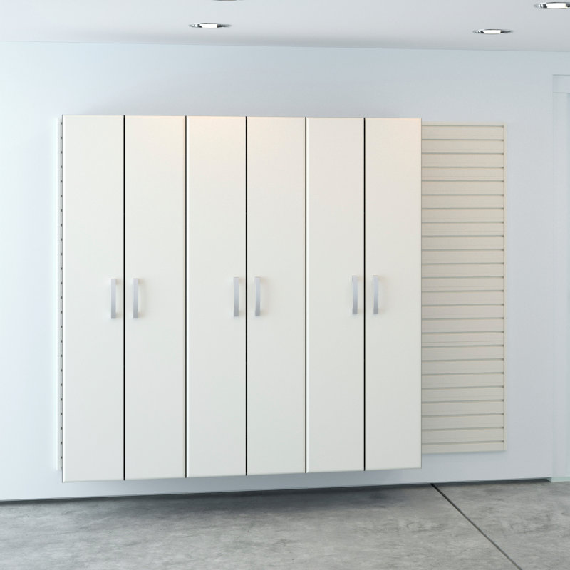 Ensemble de rangement haut 3 pièces Deluxe, blanc