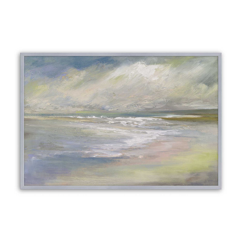 Shoreline Dreams II, H 17,25 po x l 21,25 po, Encadrement ouvert, chrome poli