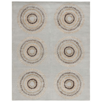 Tapis géométrique en laine touffeté à la main Jorie