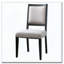 Ensemble de table de salle à manger extensible rustique avec chaises rembourrées-699686115