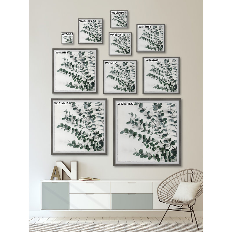 House Plant - Single Picture Frame Painting, 41 cm H x 41 cm W