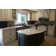 33" Hammered Copper Apron Front Single Basin Kitchen Sink w/ Scroll Design and Nickel Background