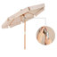 Wendell 300cm Market Parasol-893963919