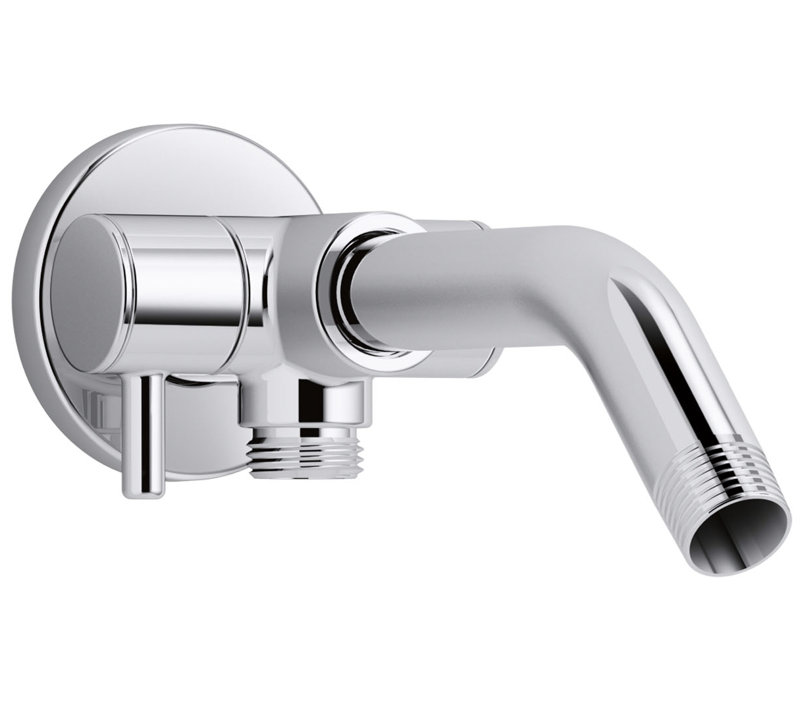 Showerarm with 3-Way Diverter, Polished Chrome