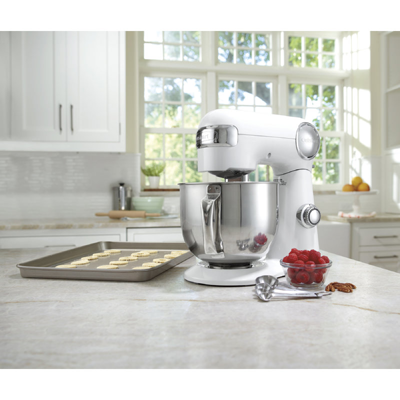 Cuisinart 12 Speed 5.5 Qt. Stand Mixer, White Linen