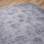 Tapis gris en polyester tissé à la machine Celerie Dorian-328207539
