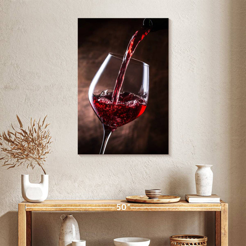 Yarlin Classic Red Wine, 36" H x 24" W