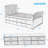Twin Size Solid Wood Platform Storage Bed With 6 Drawers, No Box Spring Needed-1947723884