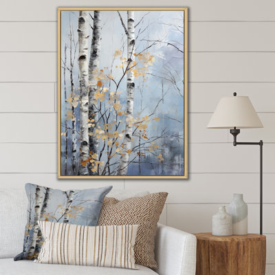 " Silver Blue Tree Birchs Breath II "