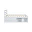 Lit plateforme en bois de taille avec tablettes de rangement amovibles, deux tiroirs de rangement intégrés pour plus de commodité,-997710326-997710331