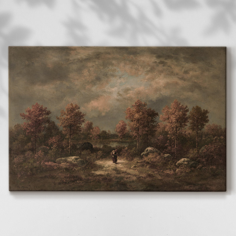 Paysages rétro-DLxxxi - Cavas enveloppés de galerie, 12 x 18