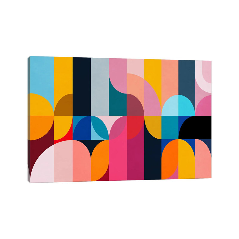 «Joy of Colours VII», reproduction d'art sur toile tendue, H 18 po x l 26 po