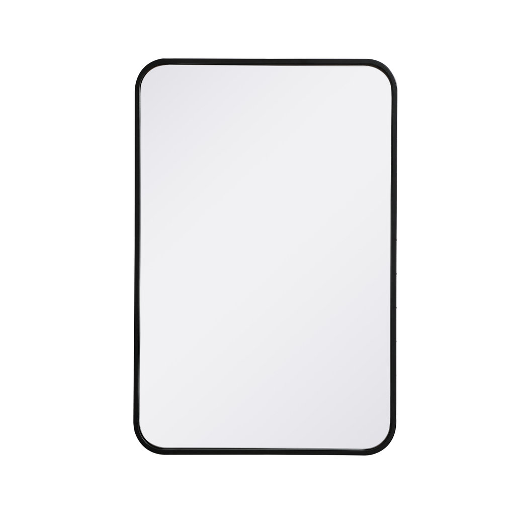Sabine 36" Accent Mirror, Black, 30" x 20"