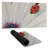 White daisy and ladybug - 15.75"x31.50" Desk mat