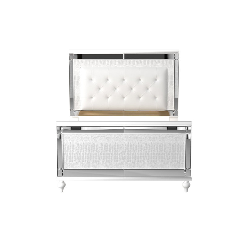 Tamas Vegan Leather Standard Bed, California King