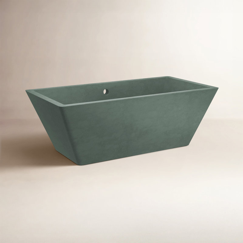 Mendocino 66 in. L Freestanding Soaking Tub, Forest