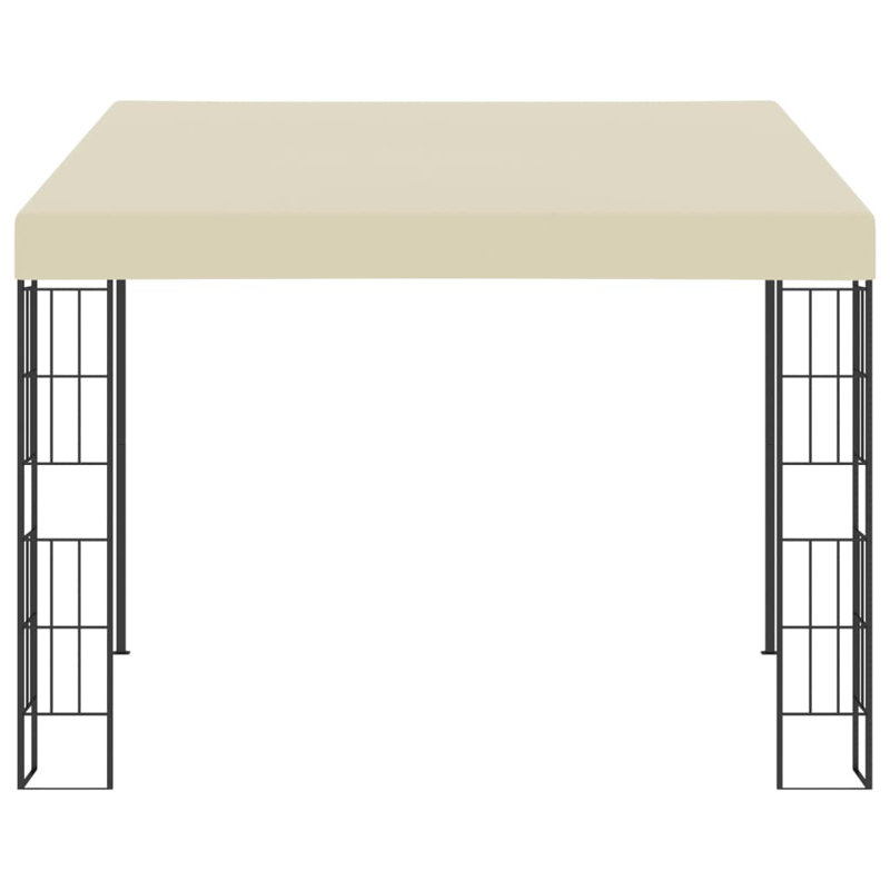 Meurer 1.18m x 1.18m Steel Patio Gazebo, Cream