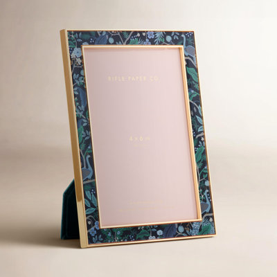 Blue Glass Picture Frame