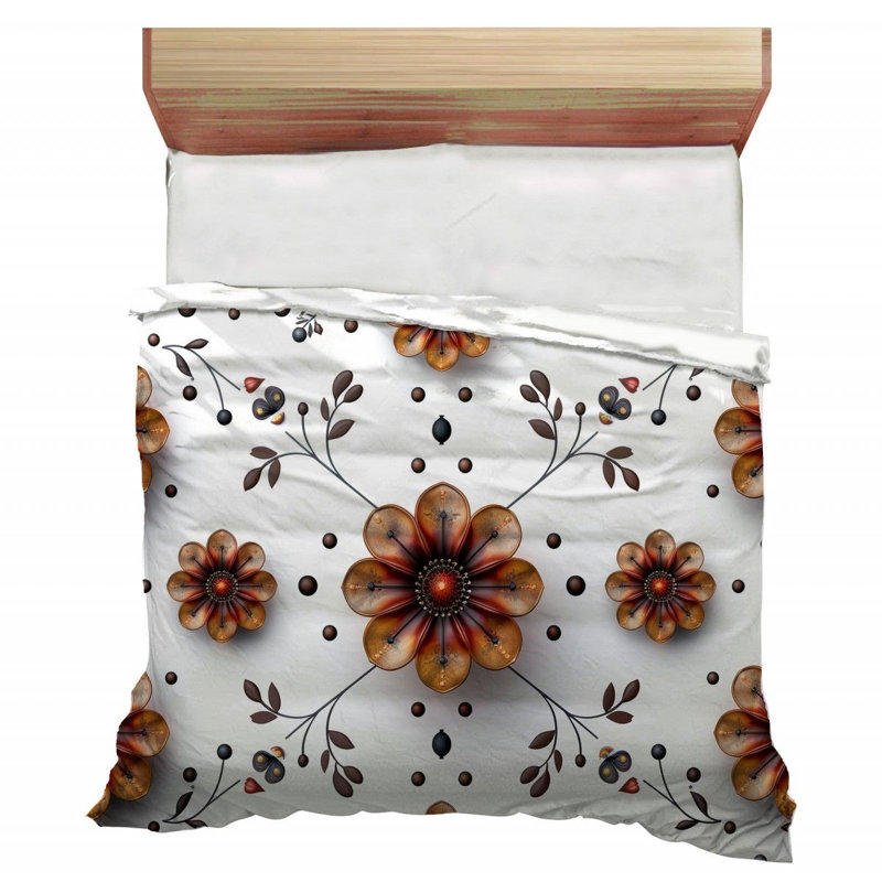Édredon à motif floral, Édredon très grand